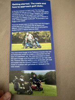 Handigolf leaflet: Getting started. The costs and how to approach golf clubs